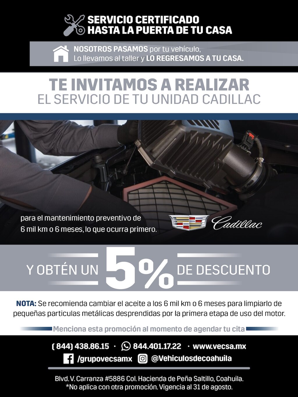 Mantenimiento Cadillac